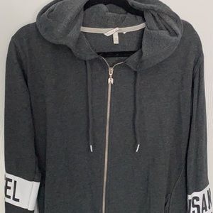 gray VS Angel zip up hoodie size Small